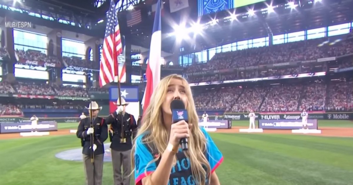 Ingrid Andress apologizes for singing the national anthem while drunk at the Home Run Derby