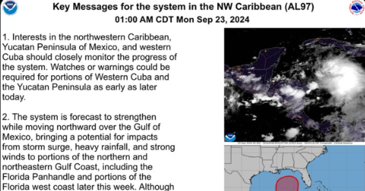 Alert in Florida Hurricane Helene gains strength, could hit by the end