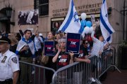 Manifestación contra el antisemitismo