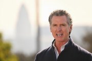 Newsom en Los Ángeles/ Patrick T. Fallon