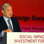 George Soros, en una foto de archivo durante su intervención en el Social Impact Investment Forum en Londres.