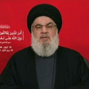 Hassan Nasrallah, secretario general de Hezbolá.