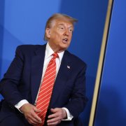 El presidente Donald Trump en la Cumbre de la OTAN, La Haya