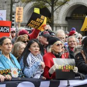 Protesta en NY por el cambio climático