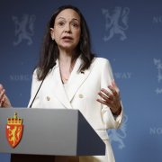 María Corina Machado ofrece una rueda de prensa en Oslo