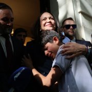 María Corina Machado en Madrid