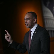 Hakeem Jeffries, líder de la minoría demócrata en la Cámara
