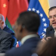 Yvan Gil, canciller del régimen interino, en 2024.