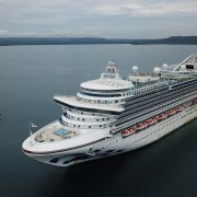 El crucero Caribbean Princess-Imagen de Archivo