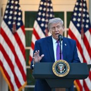 Donald Trump en la Casa Blanca/ Kent Nishimura