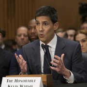 Kevin Warsh, durante una audiencia en el Senado