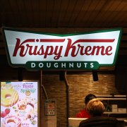 Tienda de Krispy Kreme-Imagen de Archivo