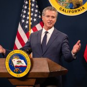 El gobernador de California, Gavin Newsom.
