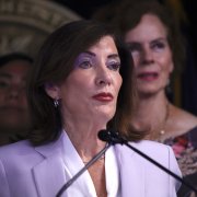 Kathy Hochul en Manhattan, Nueva York/ DECCIO SERRANO