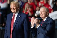 Trump y Graham en Carolina del Sur/ Saul Loeb