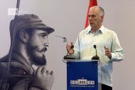 El dictador cubano Miguel Díaz-Canel