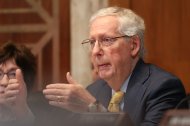 Mitch McConnell en Capitol Hill/ Alex Wroblewsi