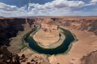Horseshoe Bend, en el río Colorado, cerca de Page, Arizona