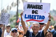 Imagen de una de las manifestaciones en Caracas
