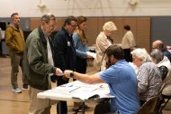 Centro de votación en Columbus, Ohio/ Megan JELINGER