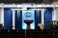 La sala de prensa James S. Brady de la Casa Blanca