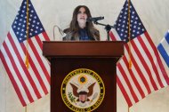 La embajadora de Estados Unidos en Grecia, Kimberly Guilfoyle, en una imagen de archivo