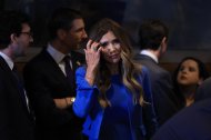 Kristi Noem, en una reunión del Escudo de las Américas, el 22 de septiembre de 2026.