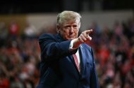 Donald Trump en Kansas/ Kent NISHIMURA / AFP)