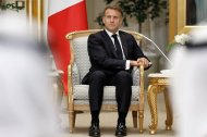 Emmanuel Macron en Abu Dhabi, este 19 de octubre.