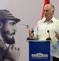 El dictador cubano Miguel Díaz-Canel