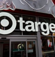 El logo de una tienda Target en Nueva York