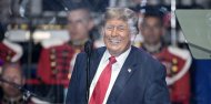 Donald Trump en el National Mall/ Oliver Contreras