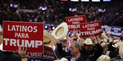 Según las últimas encuestas, Trump supera el 40% entre los hispanos/ Voice of America