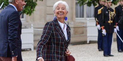 Christine Lagarde, presidente del Banco Central Europeo.