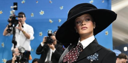 Rihanna durante la Met Gala 2025