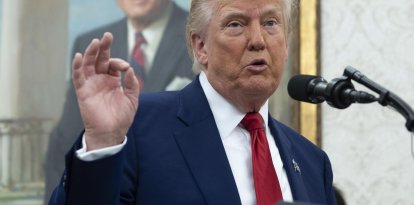 Trump en el Salón Ovál/ Chris Kleponis