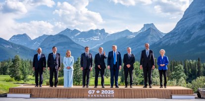 Una imagen de la cumbre del G7 en Canadá