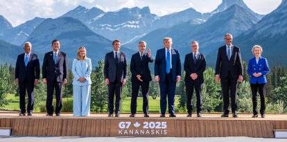 Una imagen de la cumbre del G7 en Canadá