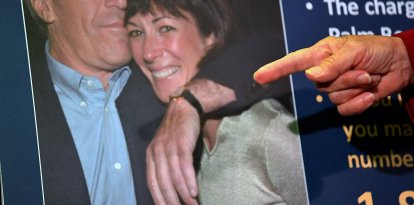 Foto de Ghislaine Maxwell con Jeffrey Epstein/ Johannes Eisele