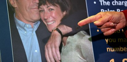 Foto de Ghislaine Maxwell con Jeffrey Epstein/ Johannes Eisele