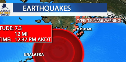 Alerta de tsunami en Alaska