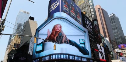 Publicidad de American Eagle en Nueva York/ Timothy A. Clary
