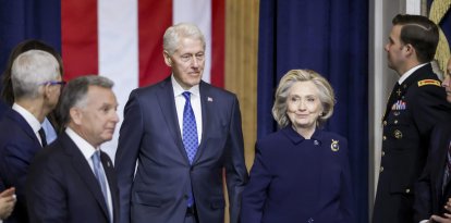 Bill y Hillary Clinton, en el Congreso