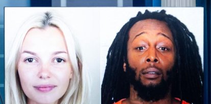 Iryna Zarustka y su presunto asesino, Decarlos Brown