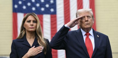 Donald Trump y Melania Trump.