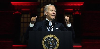 US President Joe Biden speaks about the soul of the nation