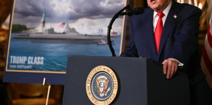 Trump presenta la "Flota Dorada de la Armada estadounidense"
