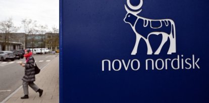 Una imagen de archivo que muestra el logo de Novo Nordisk