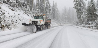 Nieve en Estados Unidos