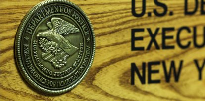 A seal of the Department of Justice (DOJ)